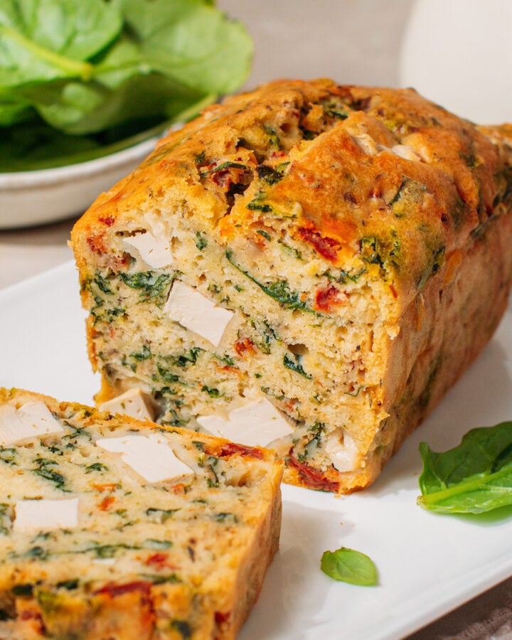 Vegan French Savory Loaf Cake