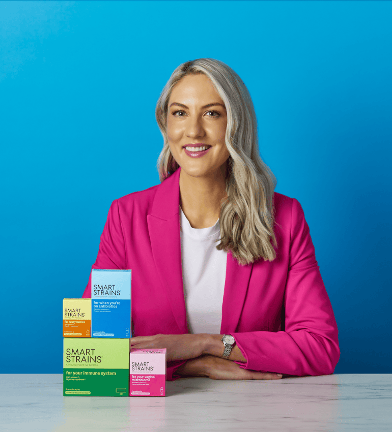 Dr Megan Rossi with SMART STRAINS